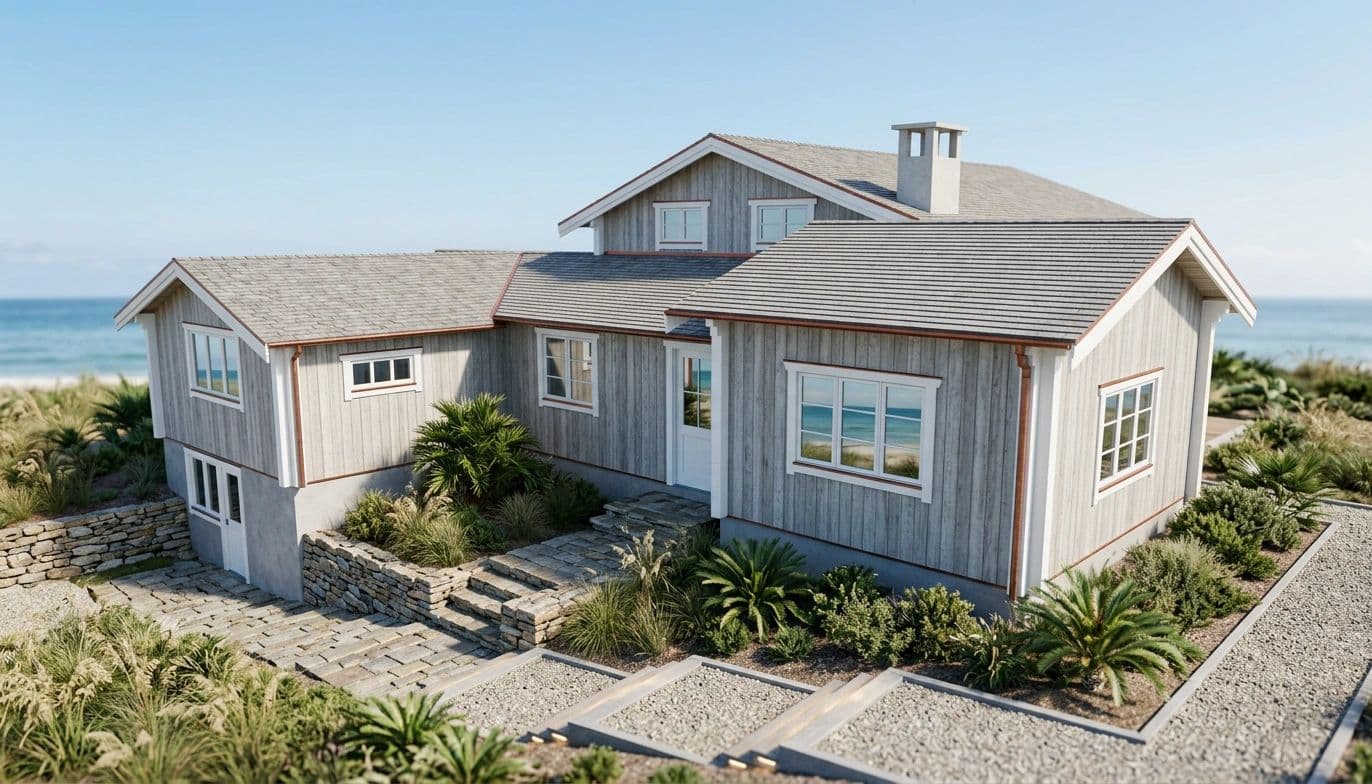Photoreal render of the same house